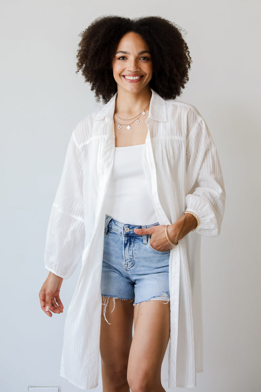 Adorable Impression White Tunic